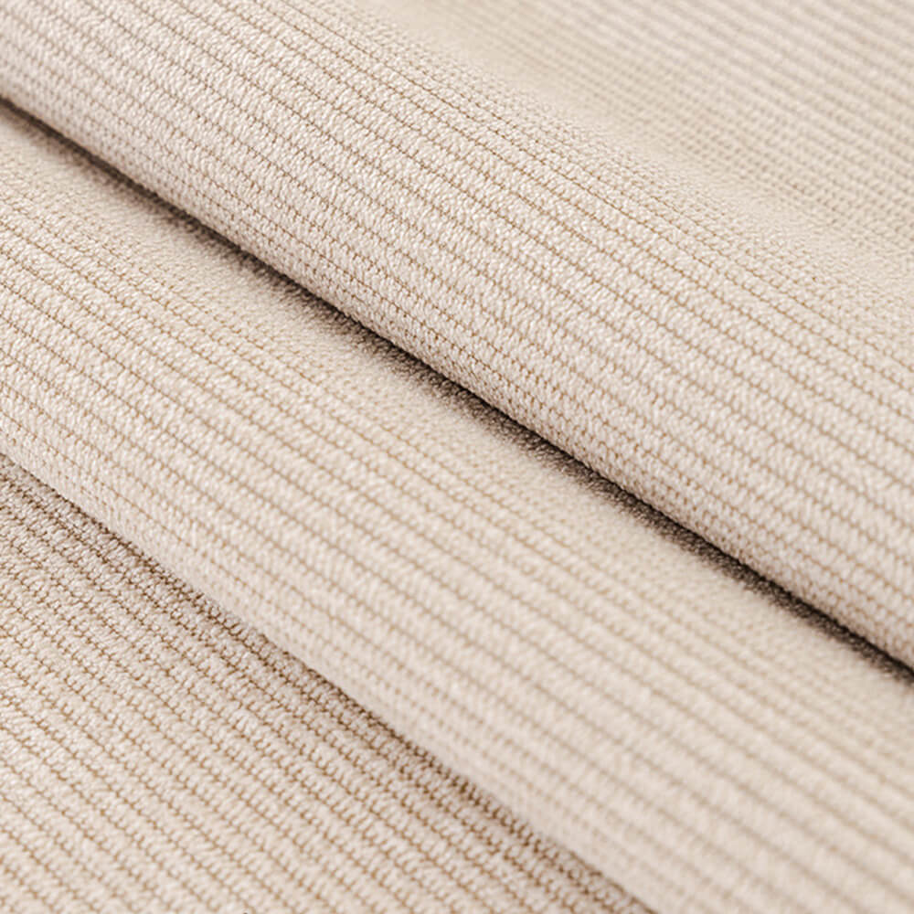 Cubierta de sofá de pana suave anti-scratch de pana suave impermeable para todas las estaciones con pompones