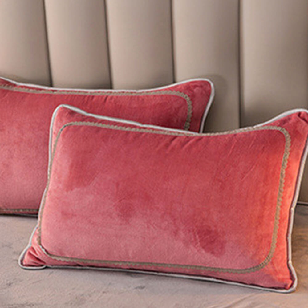 Lujo extra grueso cálido sólido <tc>Color</tc> Juego de sábanas de vellón de leche