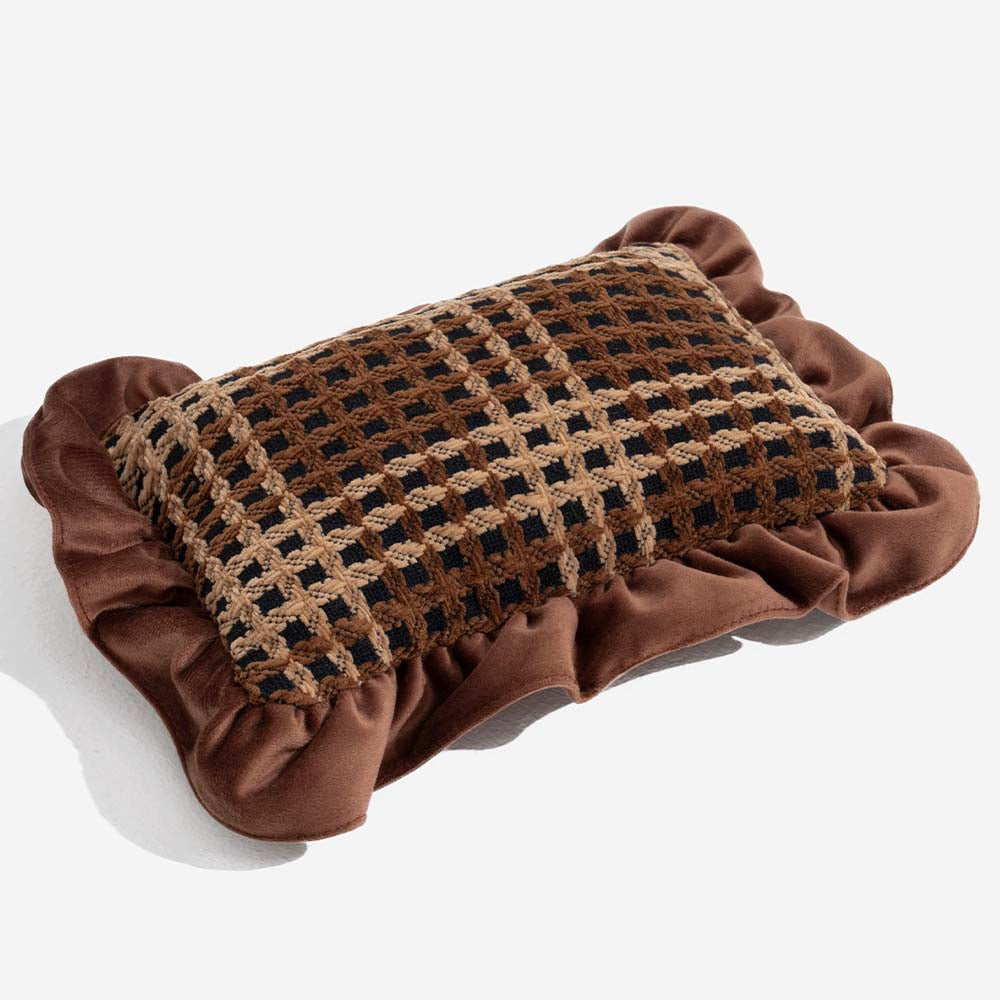 Klassisches, luxuriöses, waschbares, gemütliches Hundekissenbett mit Blumenmuster – Bliss Napper