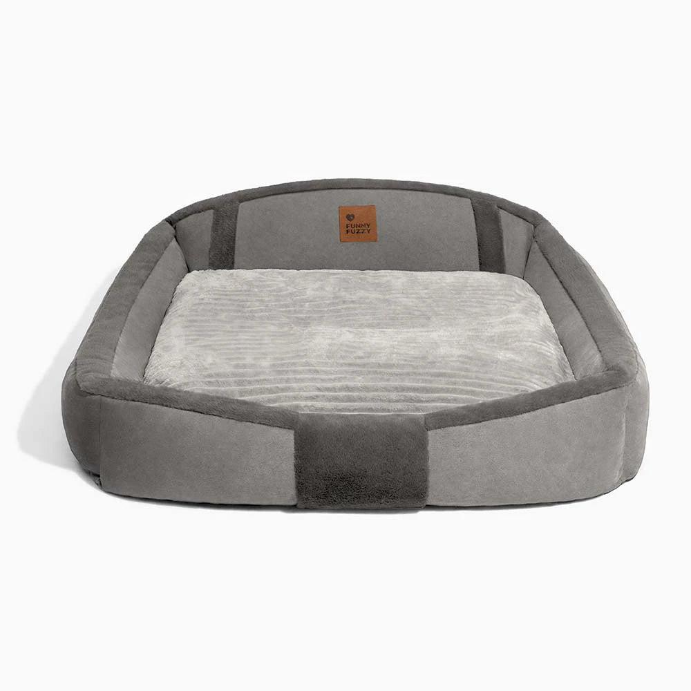 Sofá-cama vintage grande e aconchegante para cachorro