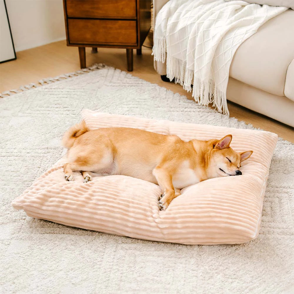 Sofá-cama vintage grande e aconchegante para cachorro