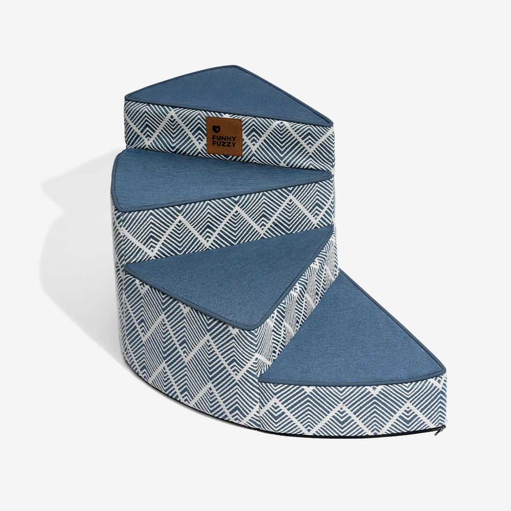 Boho Jacquard Anti-Slip Removable Sponge Spiral Pet Stairs – StepEase