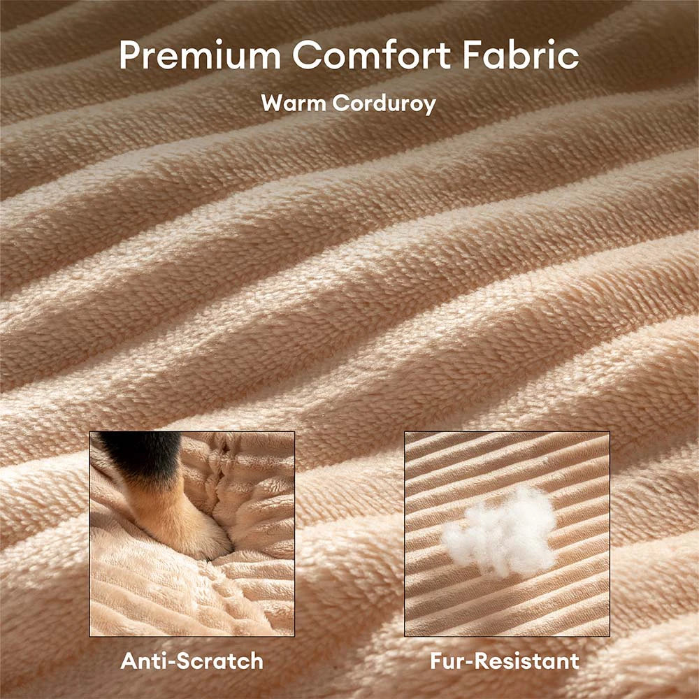 Sofá-cama vintage grande e aconchegante para cachorro