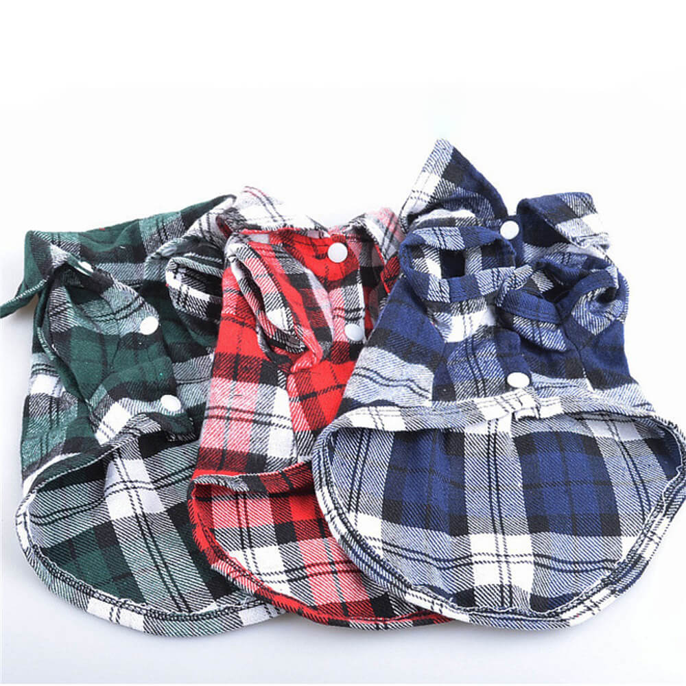 Camisa clásica de perros a cuadros: acogedor y elegante para cada ocasión