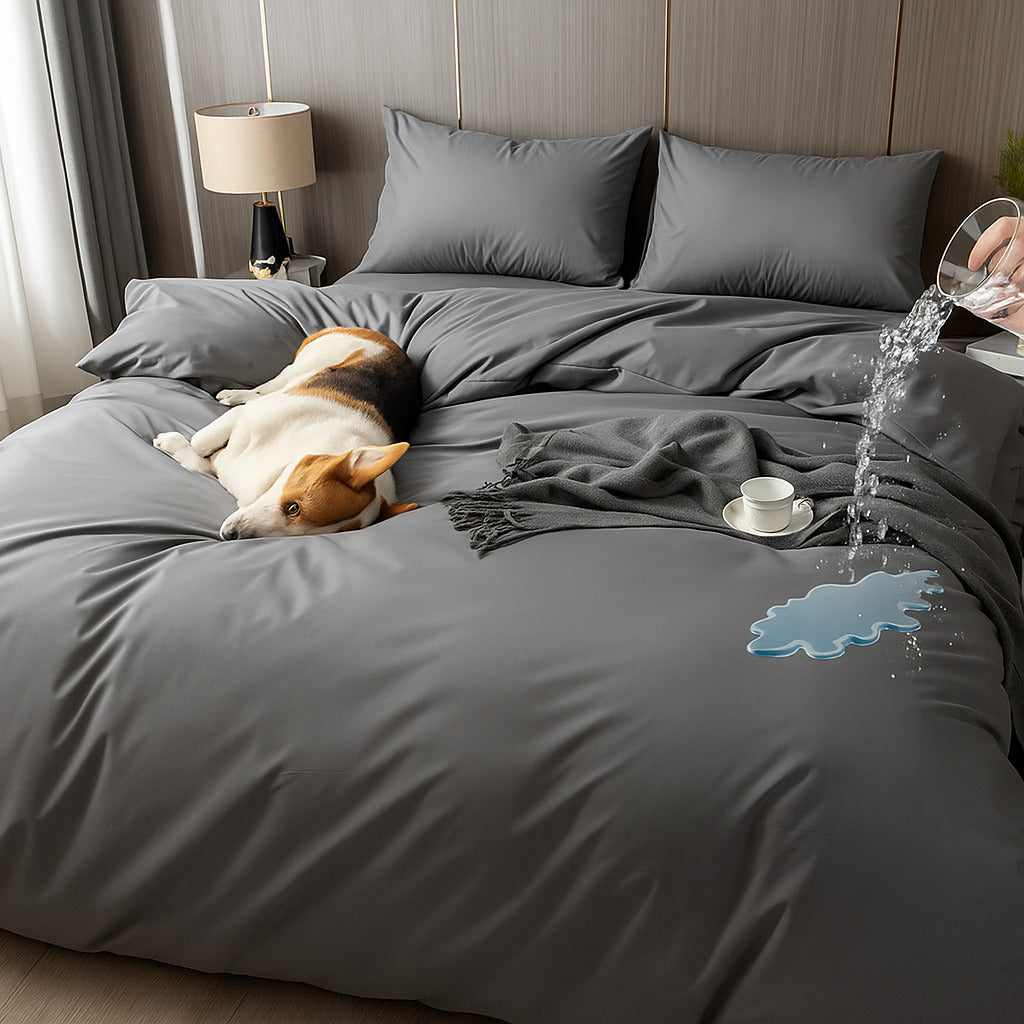 Waterproof Pet & Kid-Friendly Bed Protector Bed Sheet Set
