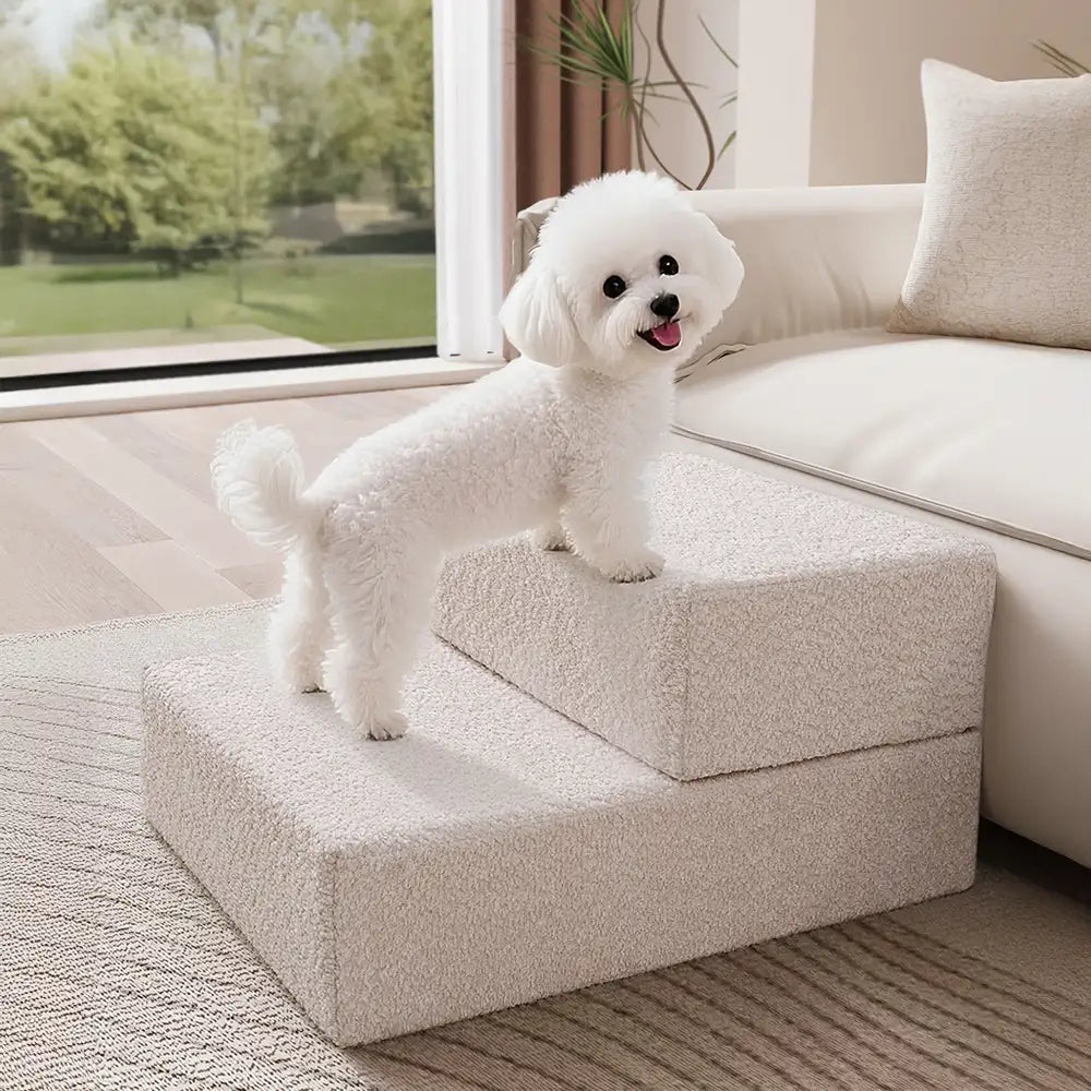 Escaleras de mascotas de nivel múltiple de cuero de PU lavable por el agua