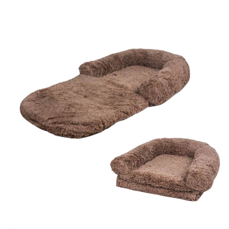 Cama de perros de perro grande y lujoso cama humana plegable