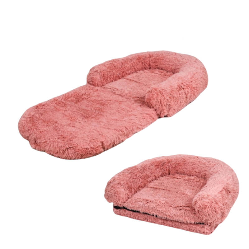 Cama de perros de perro grande y lujoso cama humana plegable