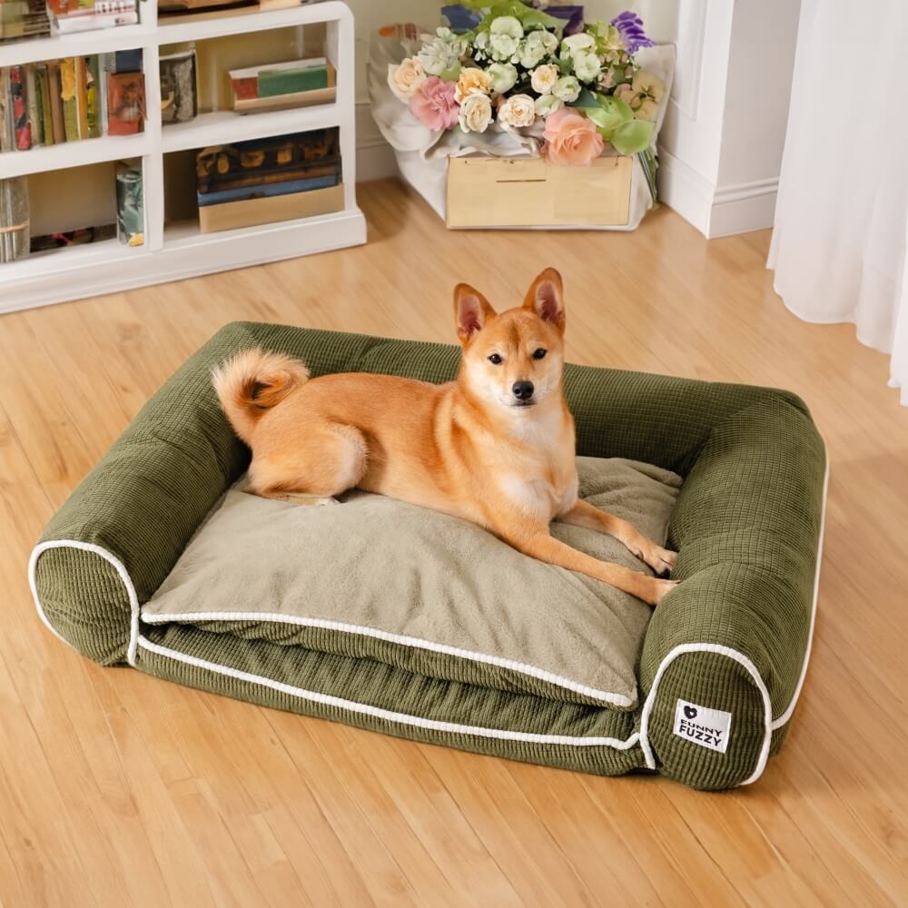 Cama de perro ortopédico de doble capa de lujo