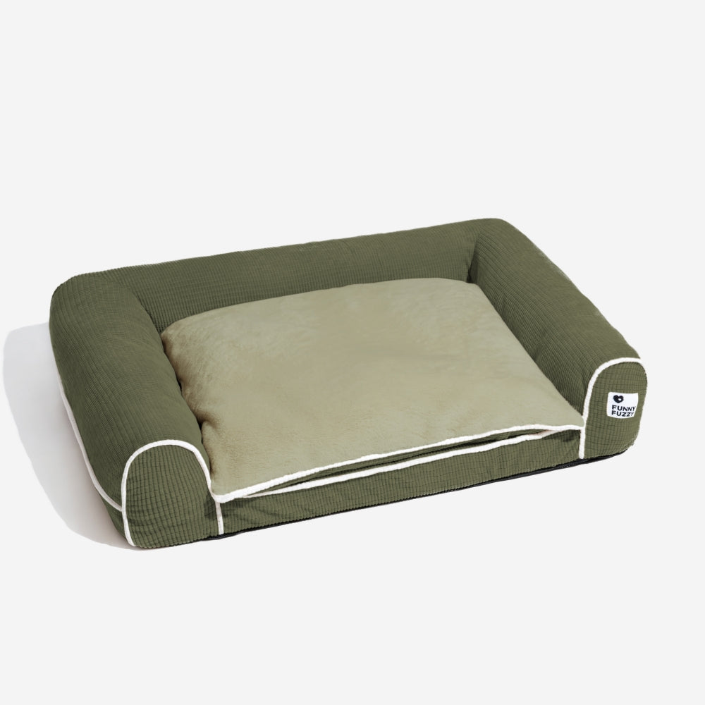 Cama de perro ortopédico de doble capa de lujo