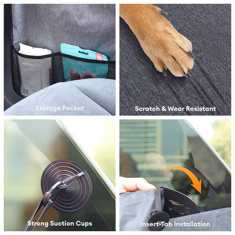 2-Pack Waterproof Scratch-Resistant Side Door Protectors Car Door Covers for Dogs