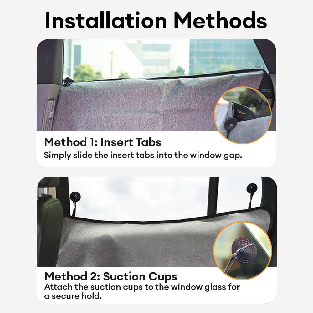 2-Pack Waterproof Scratch-Resistant Side Door Protectors Car Door Covers for Dogs