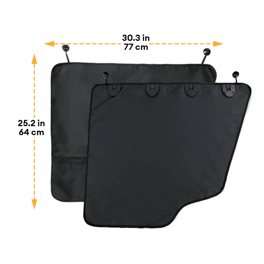 2-Pack Waterproof Scratch-Resistant Side Door Protectors Car Door Covers for Dogs