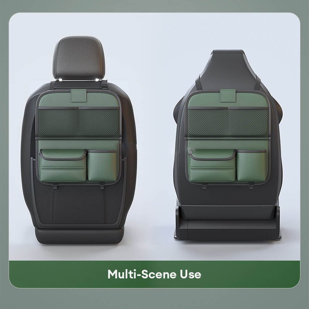 Organizador plegable del asiento trasero del automóvil con mesa de bandeja