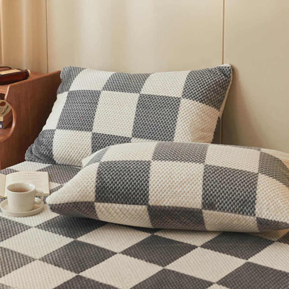 Cubierta de colchón de hojas de alquiler de terciopelo de piña clásico