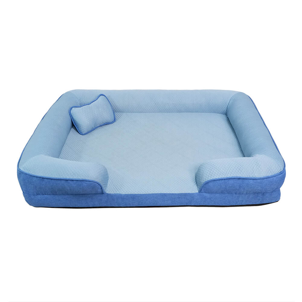 Cama ortopédica de enfriamiento de sofá de perros ortopédico