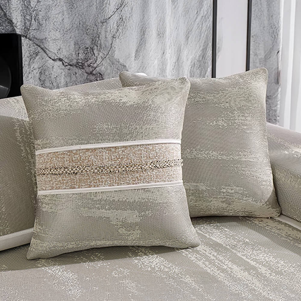 Flowing Cloud Pattern Ice Silk Durable Non-Slip Couch Cover