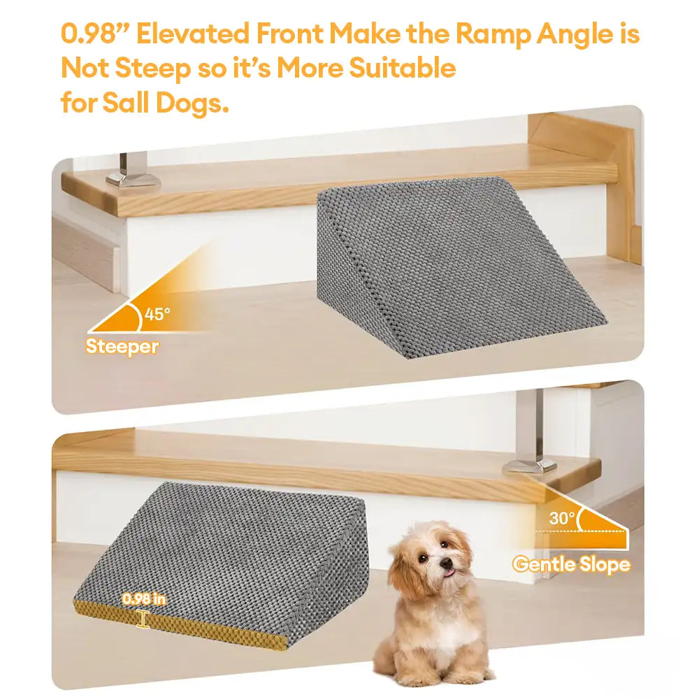 Escaleras de rampa para perros de espuma modular para escaleras de escalera con velcro