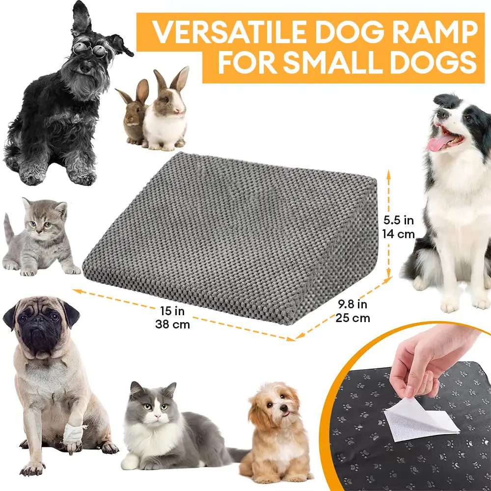 Escaleras de rampa para perros de espuma modular para escaleras de escalera con velcro