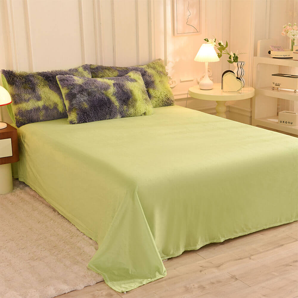 Moda de gradiente Long Fehip Set de cama tibia