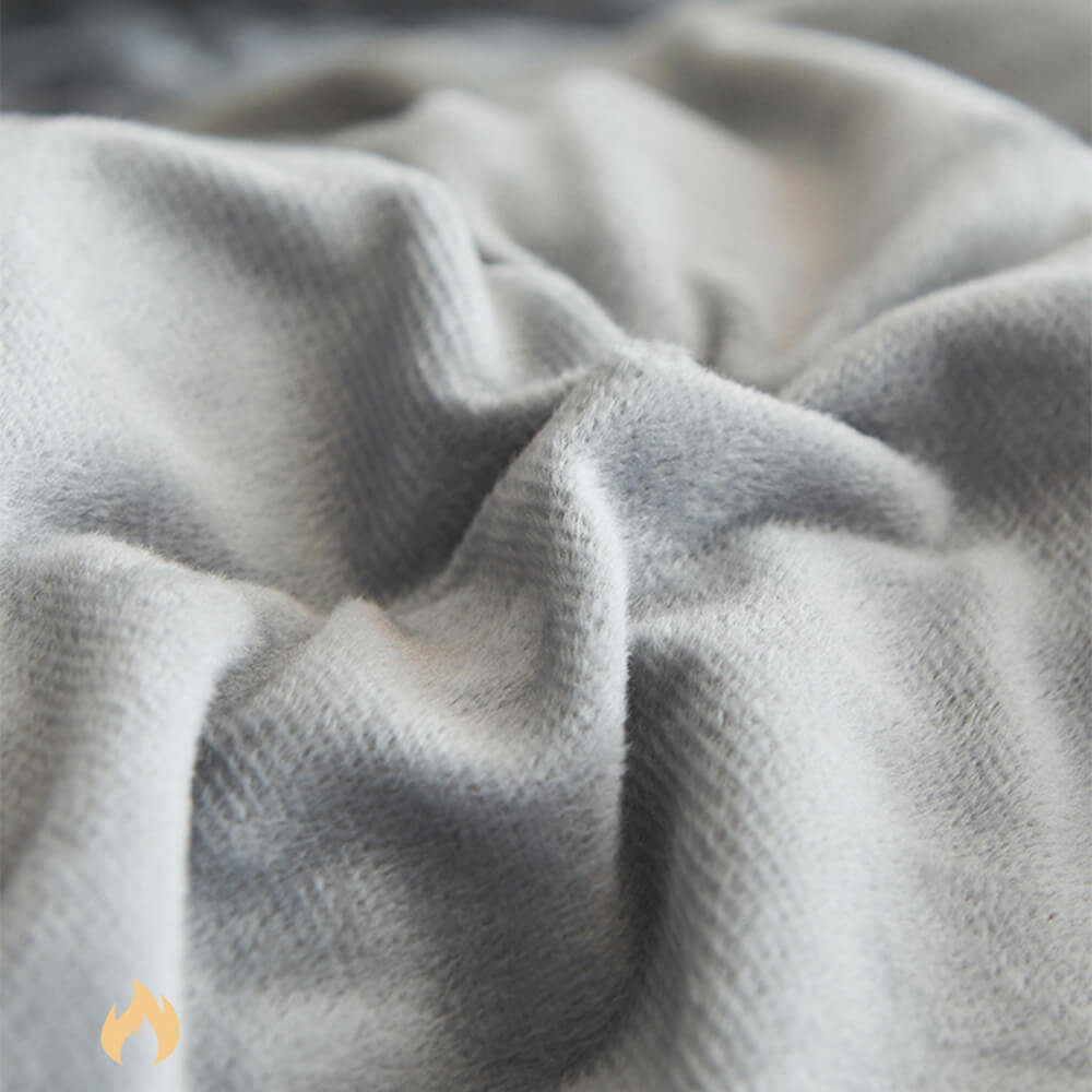 Luxueux ensemble de draps antidérapants brodés en velours cristal avec jupe de lit