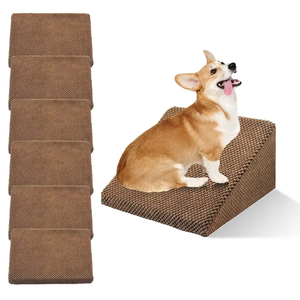Escaleras de rampa para perros de espuma modular para escaleras de escalera con velcro