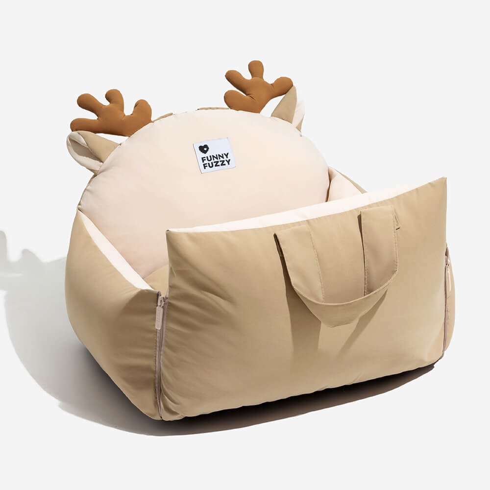 Fun Sente de Zootopia Seguridad de viaje Bed de asiento de automóvil grande para perros