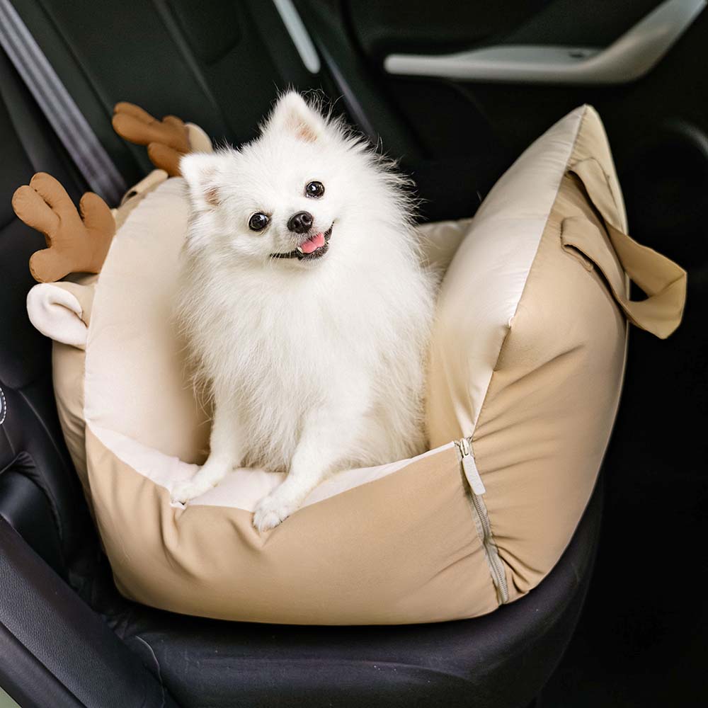 Fun Sente de Zootopia Seguridad de viaje Bed de asiento de automóvil grande para perros