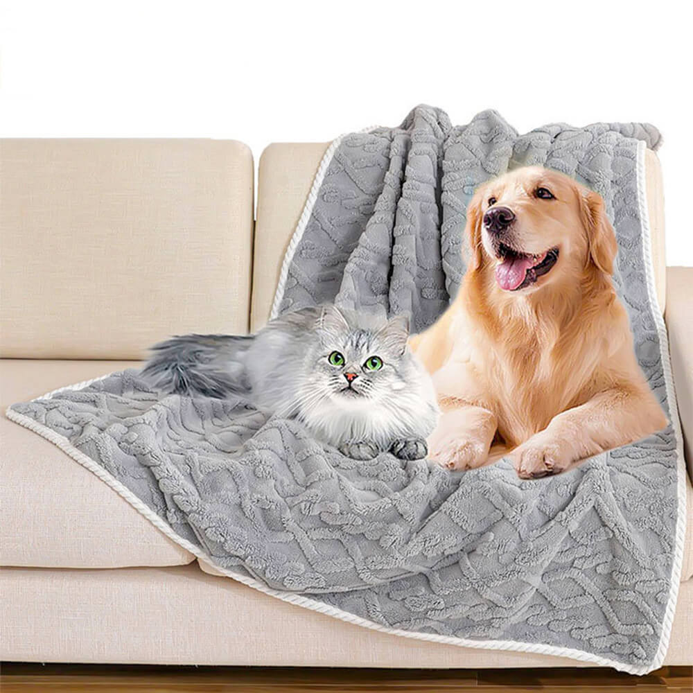 Luxurious Wating Water Tough Soft Warm Polar Fleece Dog Maneta de perros