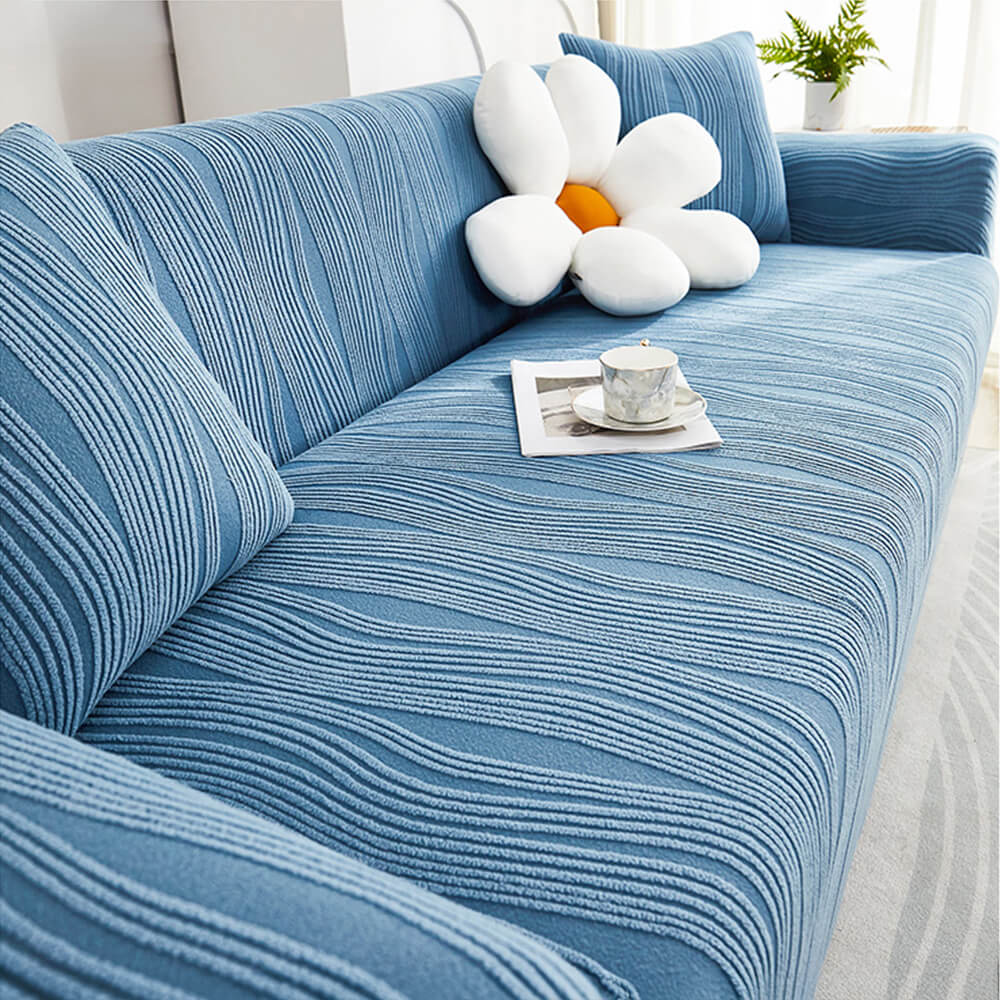Jacquard-Stretch-Vollbezug, kratzfester Couchbezug