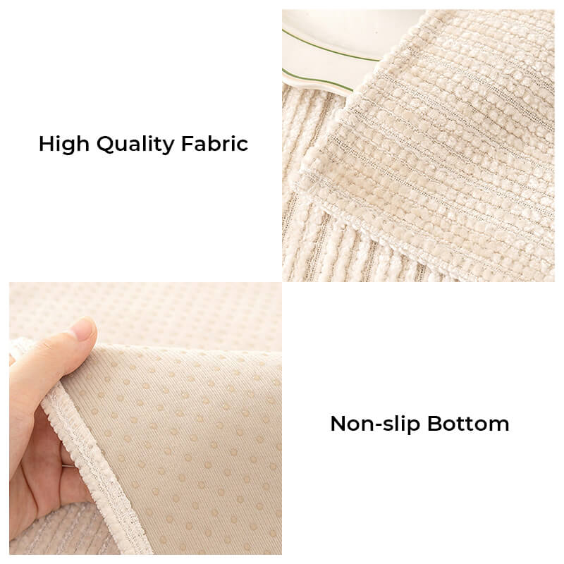 Sólido simple <tc>Color</tc> Funda protectora para sofá de chenilla resistente a arañazos