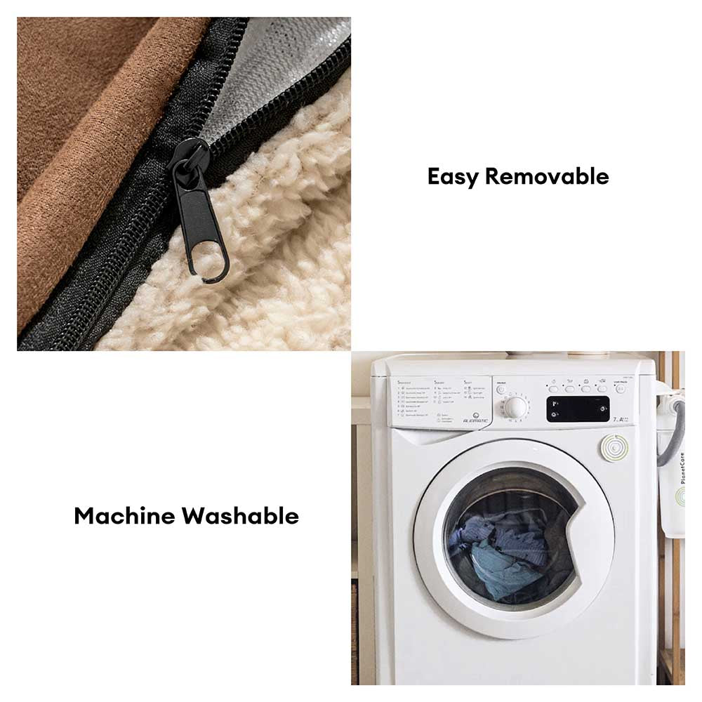 Cama de perros ergonómica de perros ergonómica elegible y expansible - Patillas tranquilas