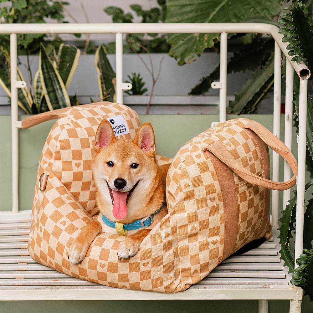 Dog Car Seat Bed - First Class - FUNNYFUZZY