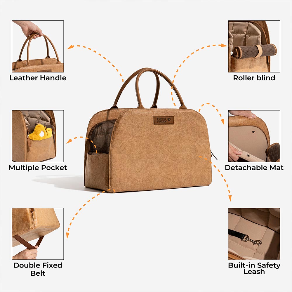 Bolsa de viajes de mascotas multifuncional de Vogue Eco-Funcional-City Roamer