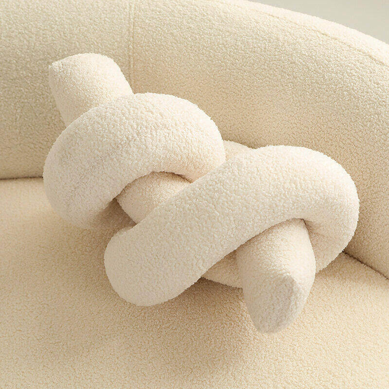 Almohada de sofá torcido lindo de forma geométrica de forma geométrica