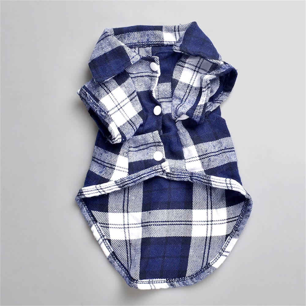 Camisa clásica de perros a cuadros: acogedor y elegante para cada ocasión