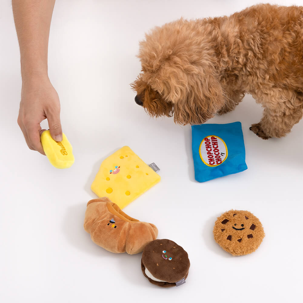 Plush Squeaky Snuffle Dog Toys - Bakery
