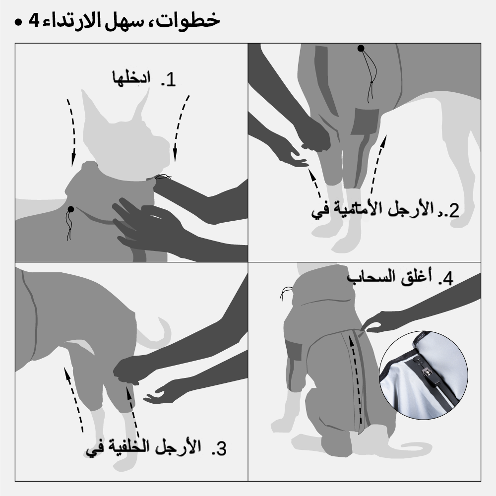 مجموعة ملحقات المشي الرائعة للكلاب من أنيق وآمن