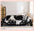Cute Hand-Drawn Cat Pattern Reversible Chenille Throw Couch Cover