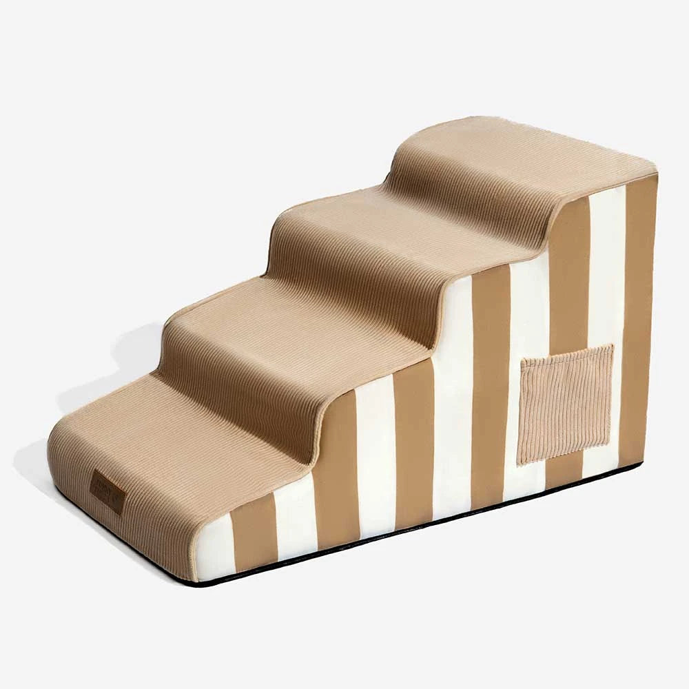 Trendy Striped Removable Sponge Anti-Slip Pet Stair - SafeStep