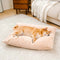 Sofá-cama vintage grande e aconchegante para cachorro