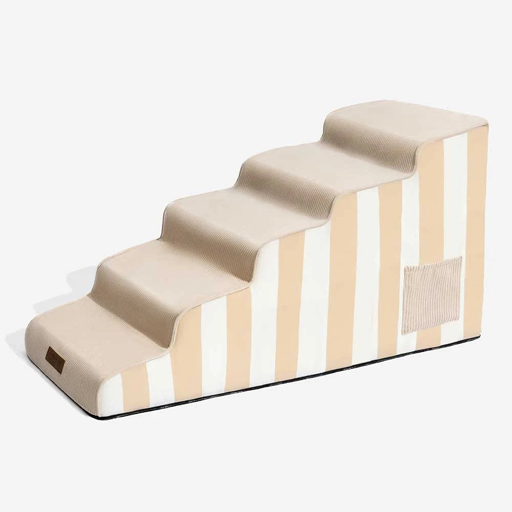 Trendy Striped Removable Sponge Anti-Slip Pet Stair - SafeStep