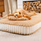 Comfy Plush Biscuit-Inspired Orthopedic Dog Bed with Pillow – SweetNap