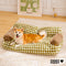 Cama de sofá de perros y gatos de diamantes de ocio y gato