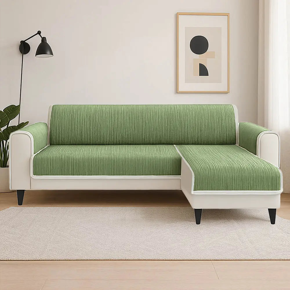 Tapis antidérapant rayé toutes saisons pour animaux de compagnie, protection de meubles avec accoudoir, housse de canapé, reste immobile