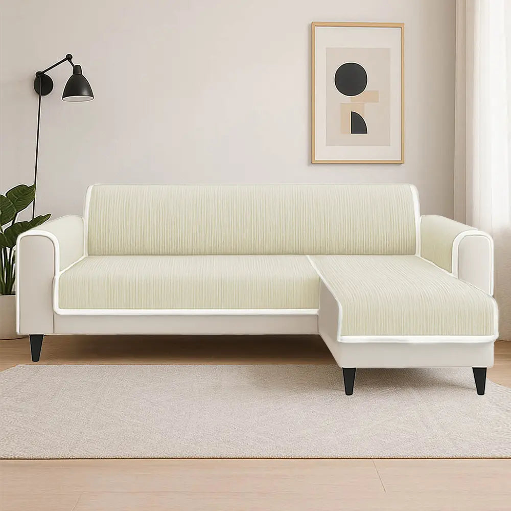 Tapis antidérapant rayé toutes saisons pour animaux de compagnie, protection de meubles avec accoudoir, housse de canapé, reste immobile