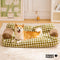 Cama de sofá de perros y gatos de diamantes de ocio y gato