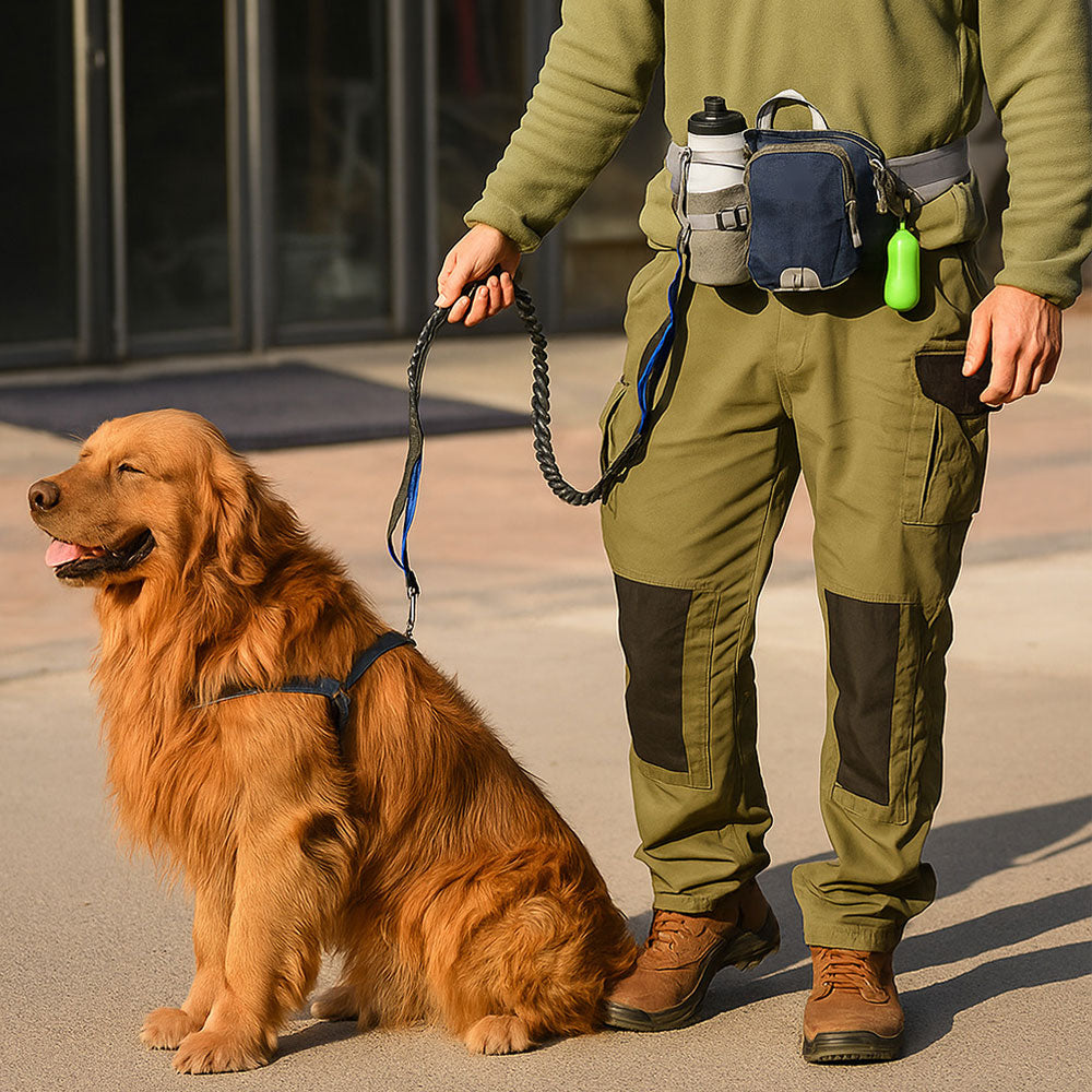 Outdoor Waterproof 3 in 1 Multi-Function Leash Dog Training Waist Bag Set