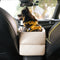 Asiento de auto para mascotas de la consola de mascotas de cuero de forma portátil Faux