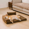 Cana de cana Anti -Scratch Exprovable Cama de perros ortopédica con almohada - COMFYSOFA